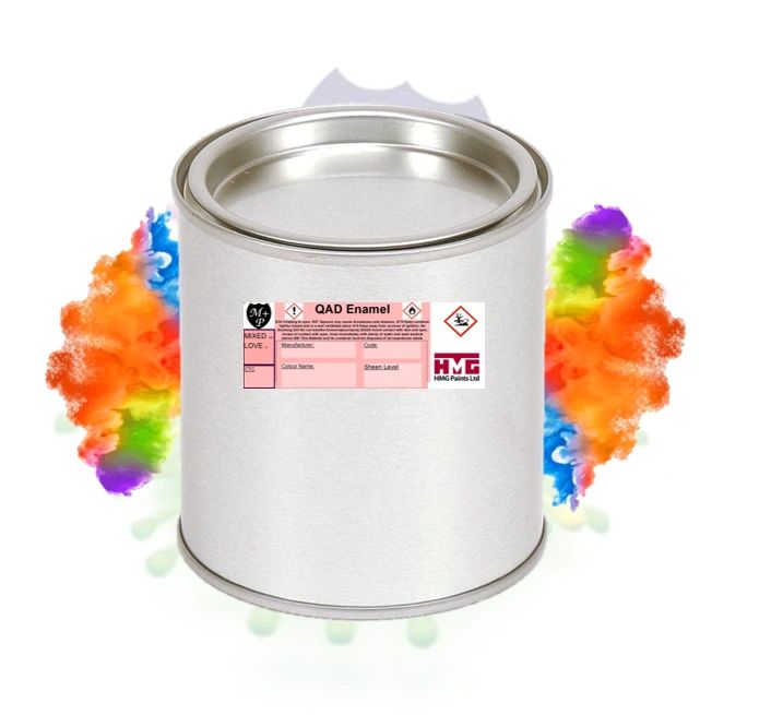 QAD Enamel Paint Mixed to Your Colour Code Choose Your Sheen + Quantity